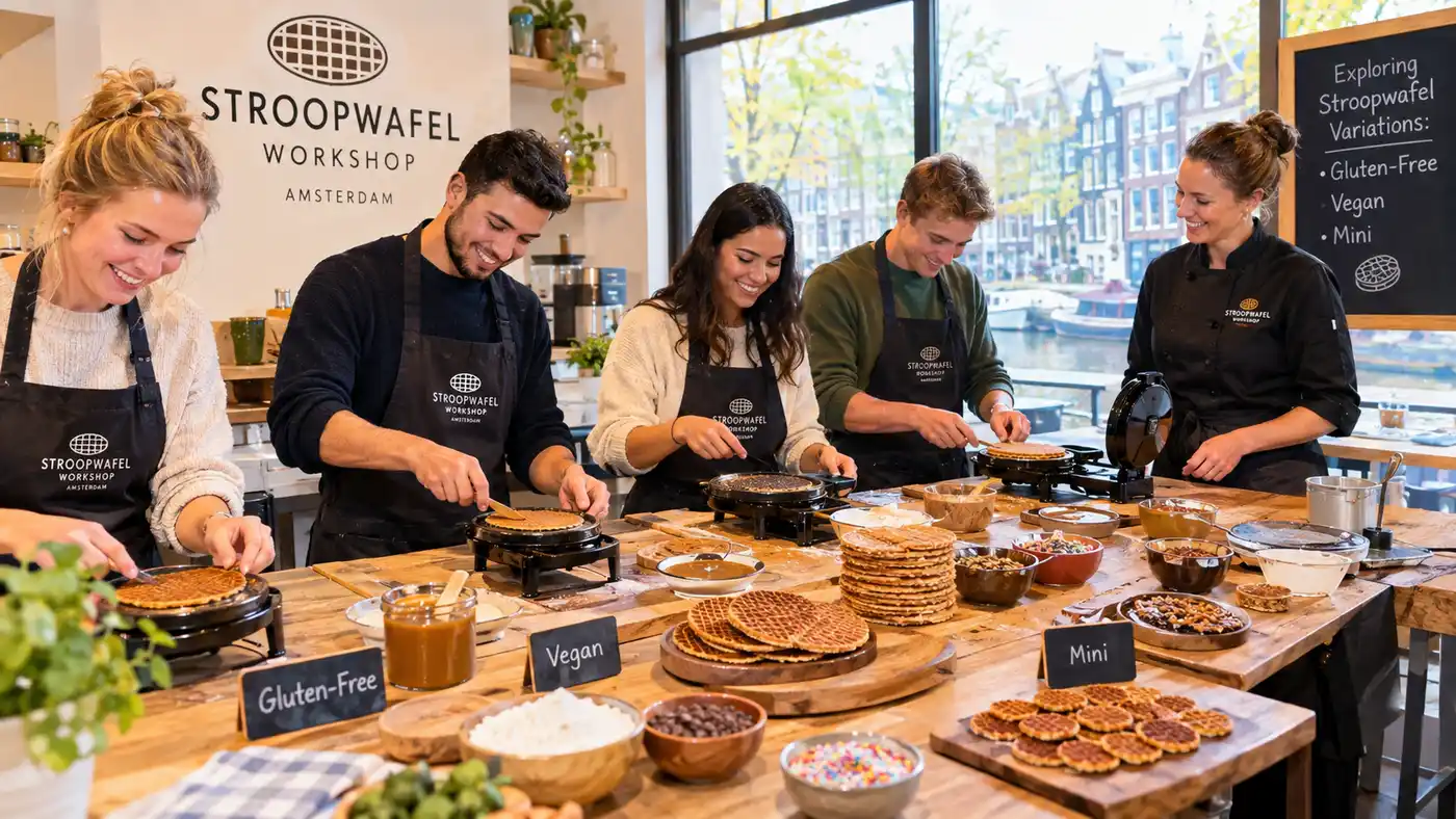 Exploring Stroopwafel Variations: Gluten-Free, Vegan & Mini